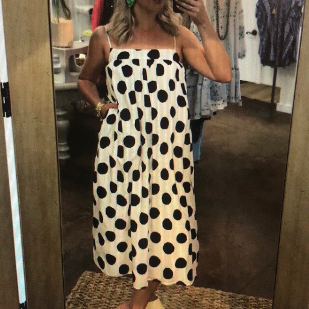 Dot Midi Dress NWOT - Picture 6 of 6